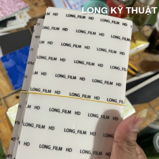 Nano Long Film Dẻo Mềm Đen Trong HD Size 18cm X 10cm LKT