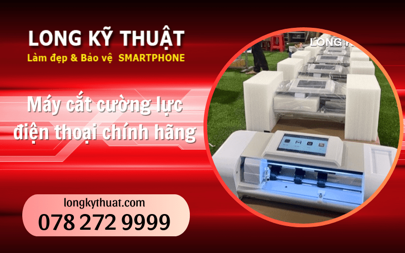 máy cắt cường lực điện thoại